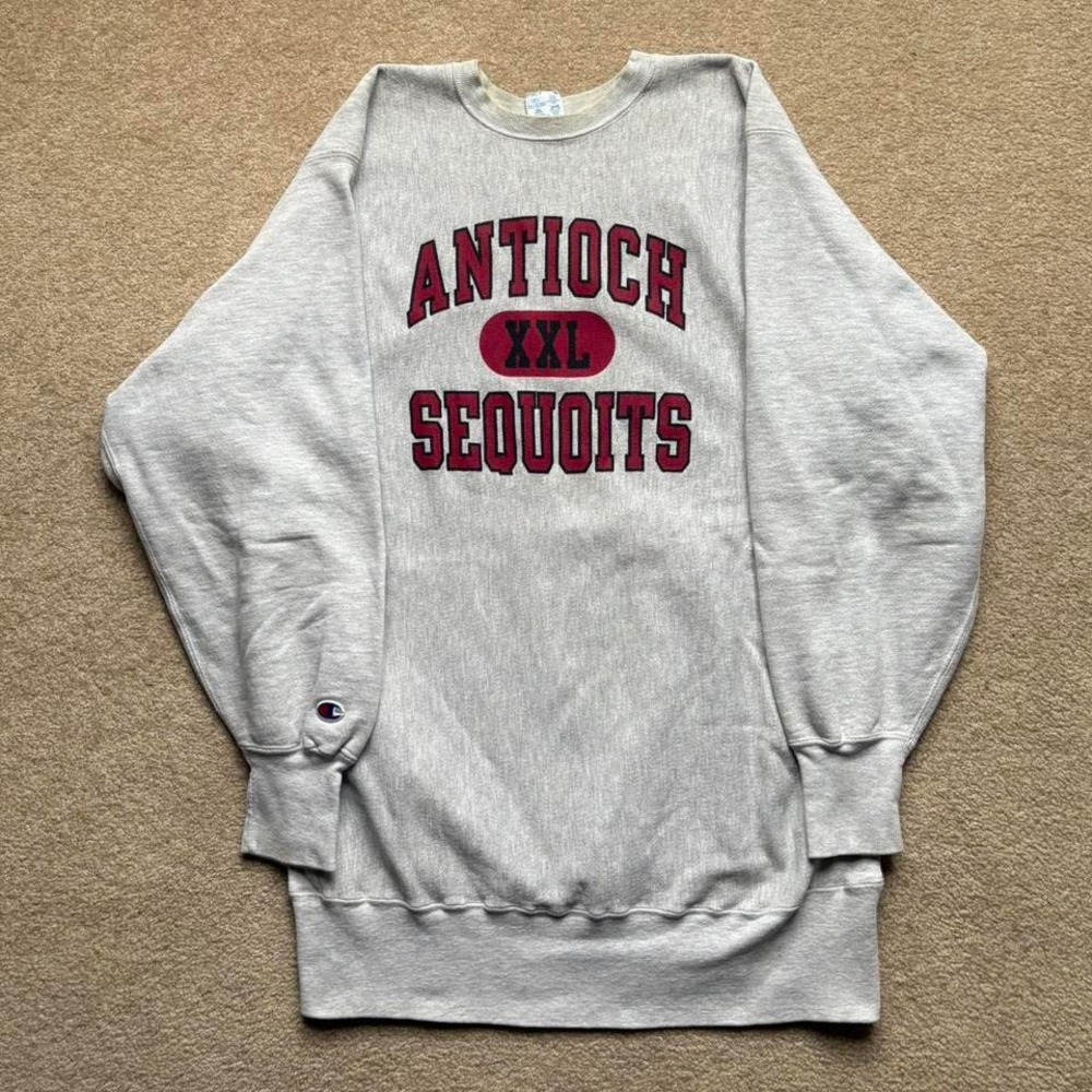 Vtg Antioch Sequoits 90s‎ Champion Reverse Weave Crewneck Sweatshirt XXXL